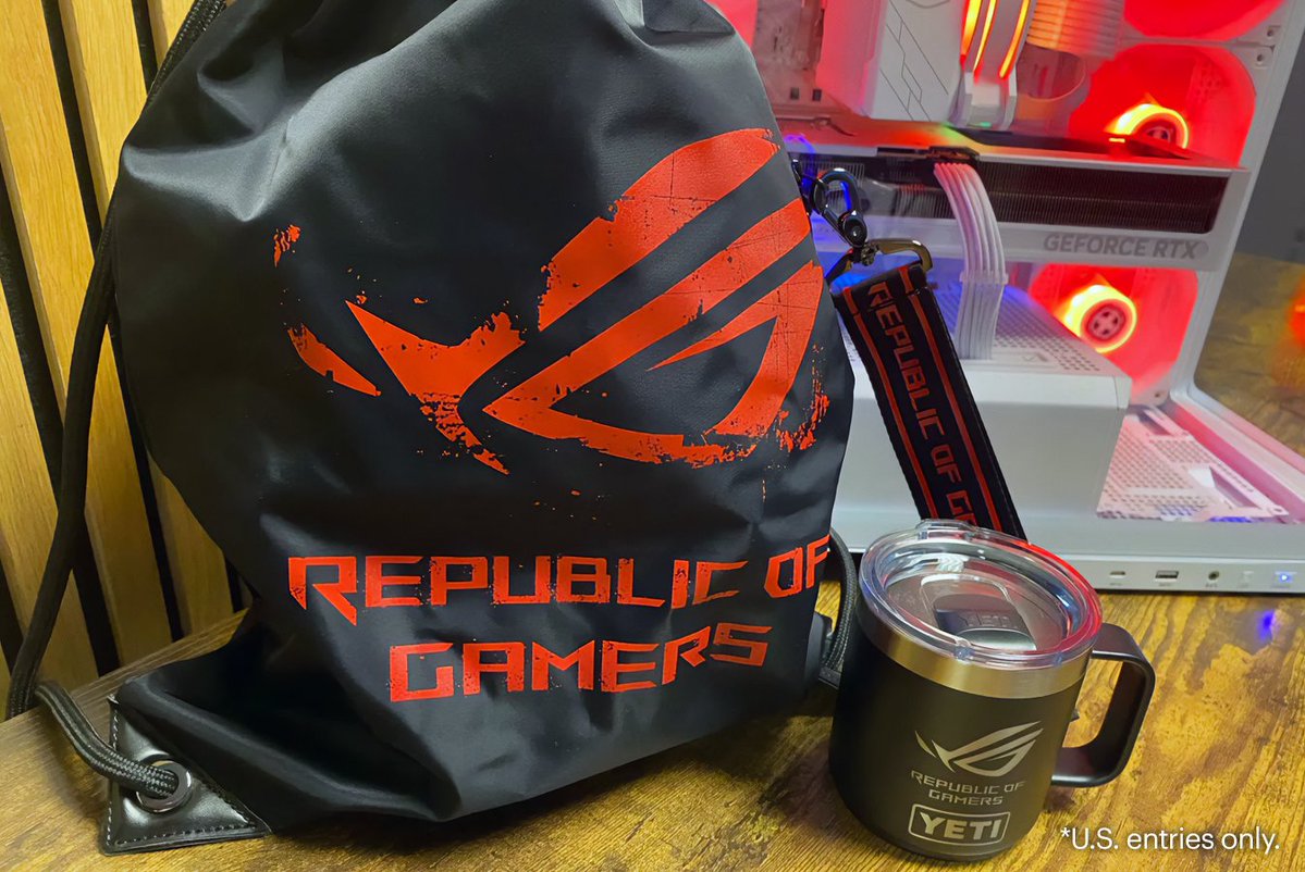 XOTIC PC (@xoticpc) on Twitter photo ๐จGIVEAWAY๐จ
You loved it, so weโre doing it again! ๐
Weโre giving away another ASUS ROG YETI mug plus a cinch bag so you can rep the squad in style.
Simply...
1๏ธโฃ Follow <a href="/XoticPC/">XOTIC PC</a>
2๏ธโฃ Like & Share this post
3๏ธโฃ Tag a friend who needs this bundle in their life
โ Stay frostyโฆ or ๐จGIVEAWAY๐จ
You loved it, so weโre doing it again! ๐
Weโre giving away another ASUS ROG YETI mug plus a cinch bag so you can rep the squad in style.
Simply...
1๏ธโฃ Follow <a href="/XoticPC/">XOTIC PC</a>
2๏ธโฃ Like & Share this post
3๏ธโฃ Tag a friend who needs this bundle in their life
โ Stay frostyโฆ or