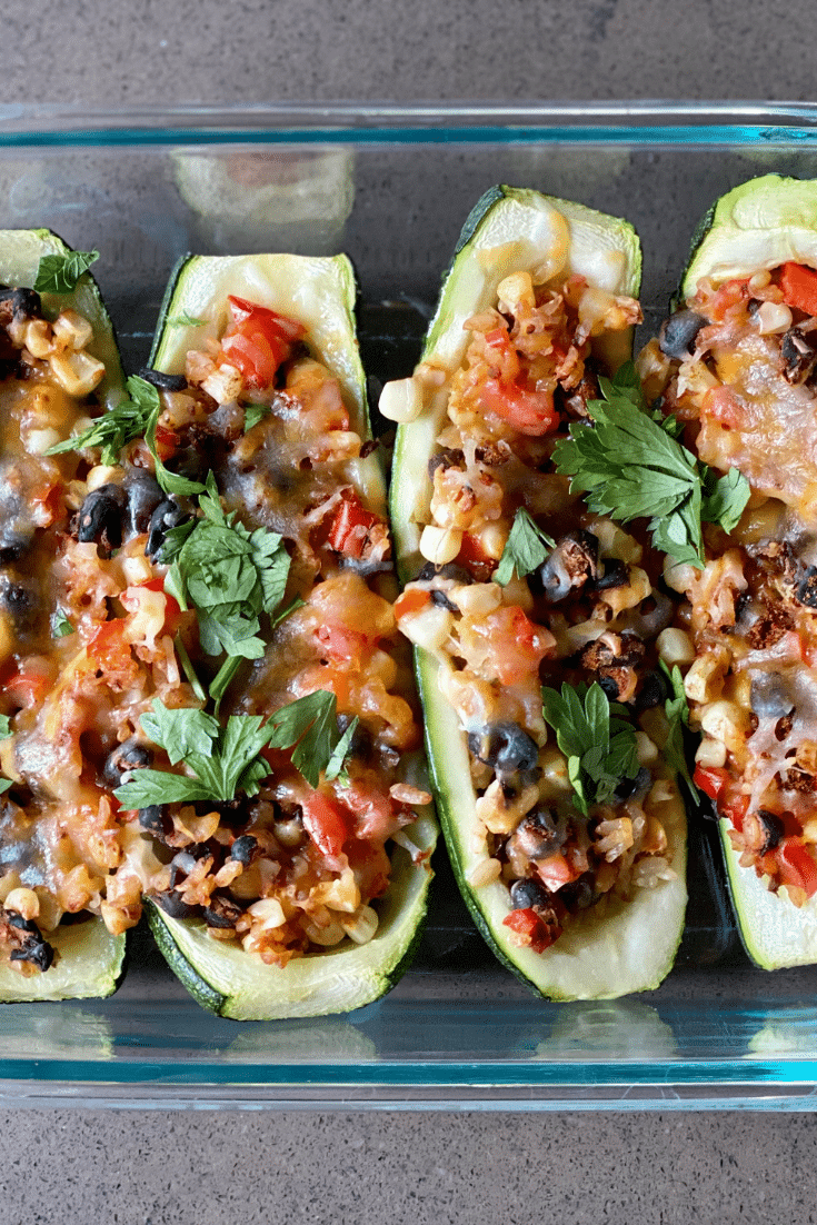 Celebrate summer’s favorite veggie tomorrow on #nationalzucchiniday with my Vegetarian Zucchini Boats. Fun and easy to make, this recipe is perfect for busy summer evenings (plus great leftovers!) Recipe here: gingerhultinnutrition.com/spicy-vegan-zu… #eatright