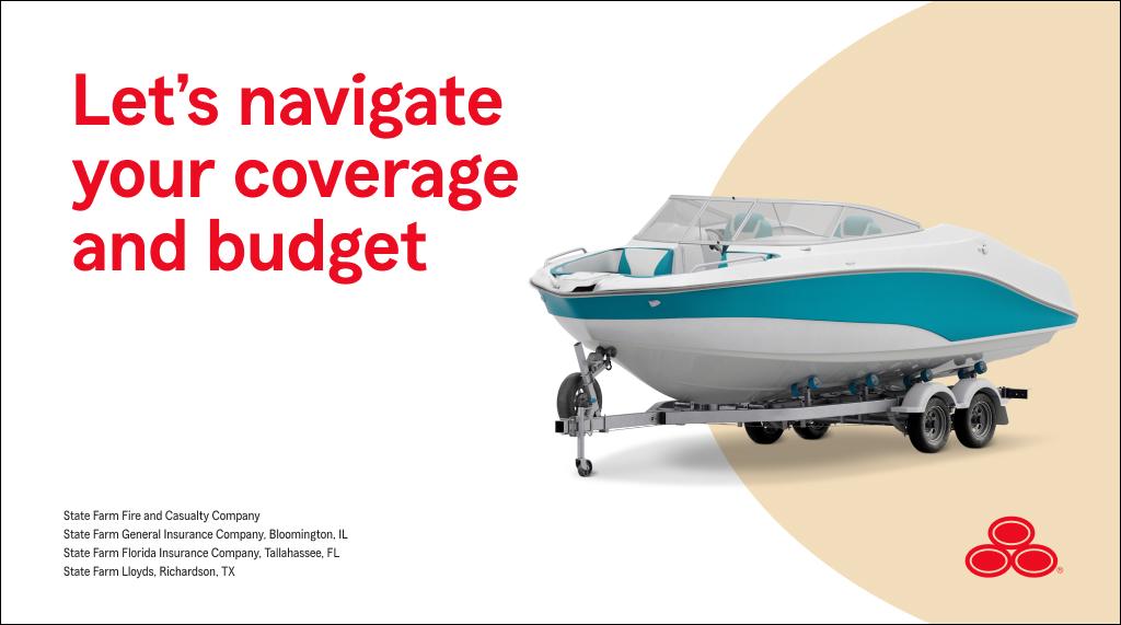 Different boats may have different insurance needs. I can help you choose personalized coverage at a competitive price. Let’s get you a quote today.