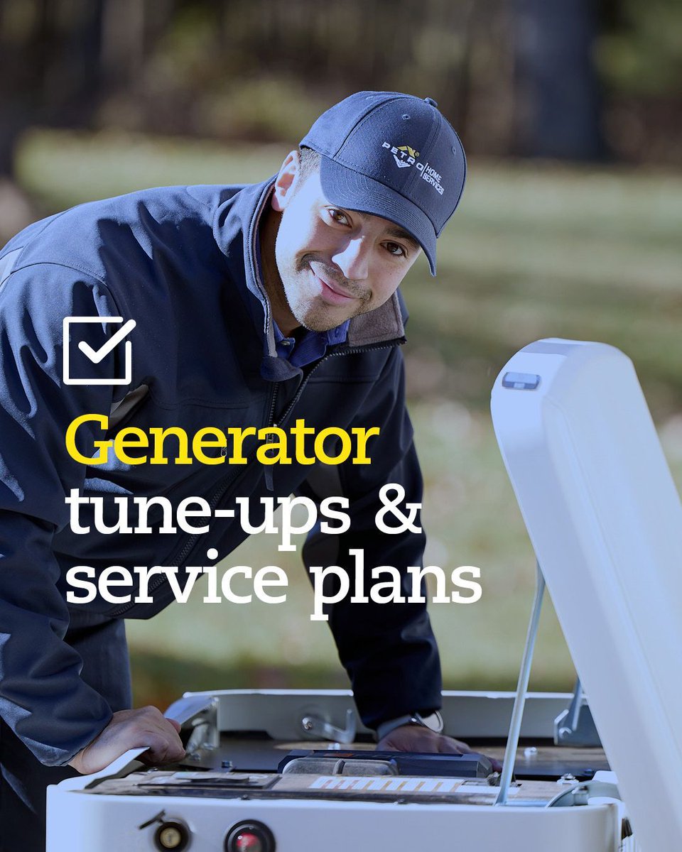 Don’t wait for the next storm to find out your generator won’t start. Regular tune-ups and a service plan keep your whole house backup generator ready when you need it most, because peace of mind shouldn’t depend on the weather. petro.com/generators/gen… #GeneratorReady