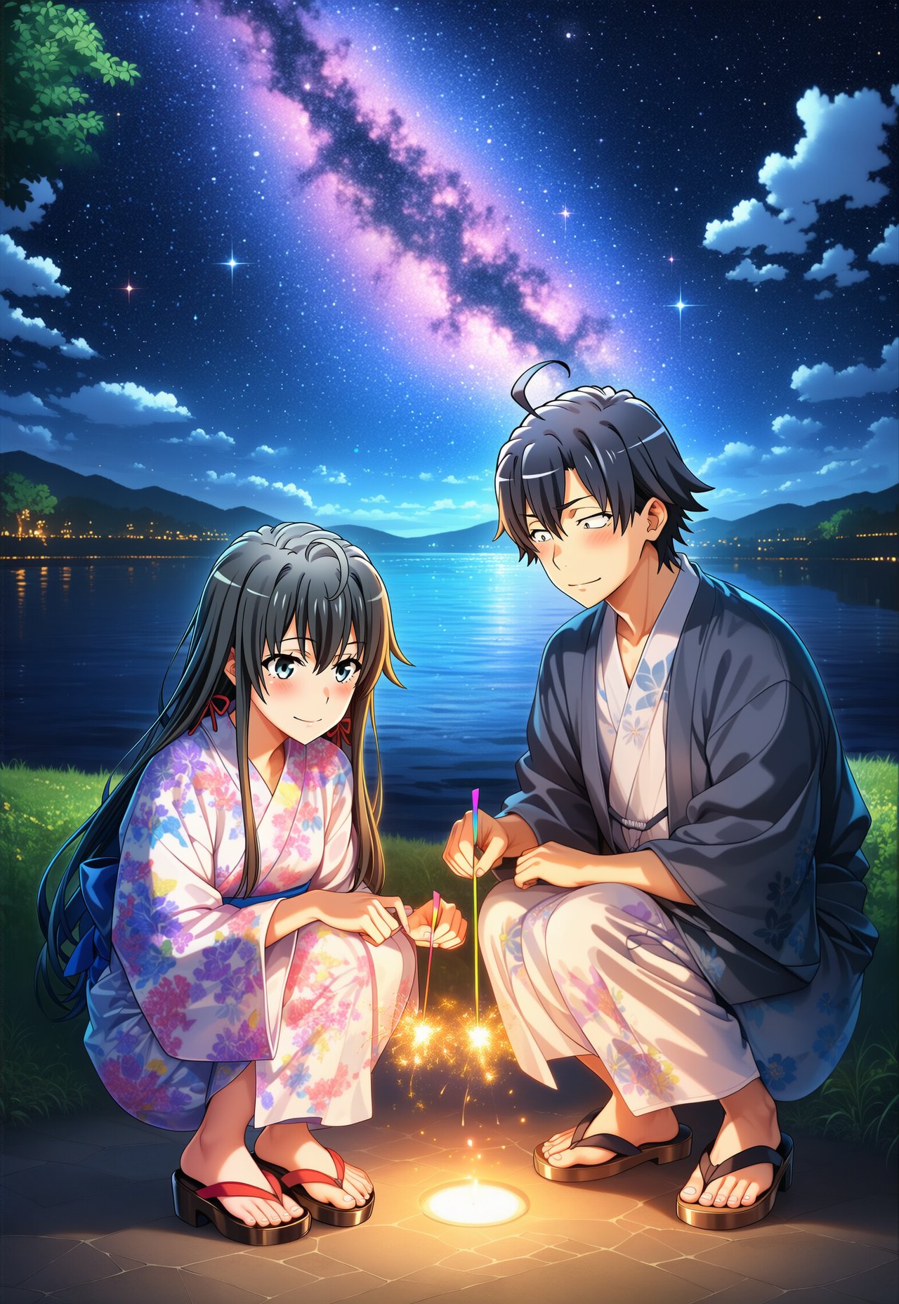 ラグジュアリーアートオブジェ｜騎馬と傘が織りなす静謐な美の瞬間 名画木製ジャンプ傘(アールヌーボー「ブロンドとローズ