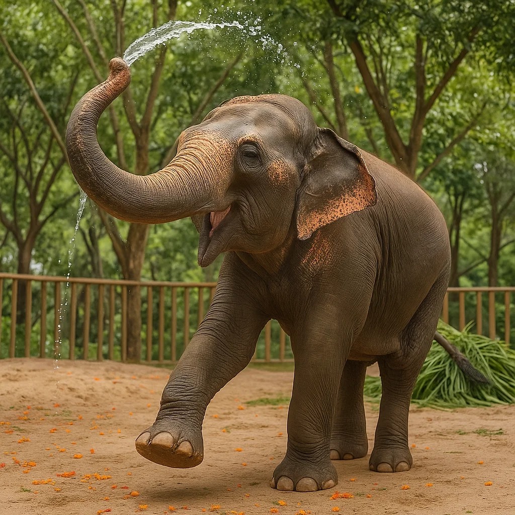 यह कहानी है विश्वास, देखभाल और सही माहौल की ताकत की। #vantara #vantaraforwildlife