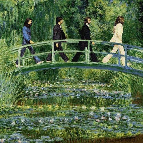 The Beatles meet Monet.

#AbbeyRoad #TheBeatles