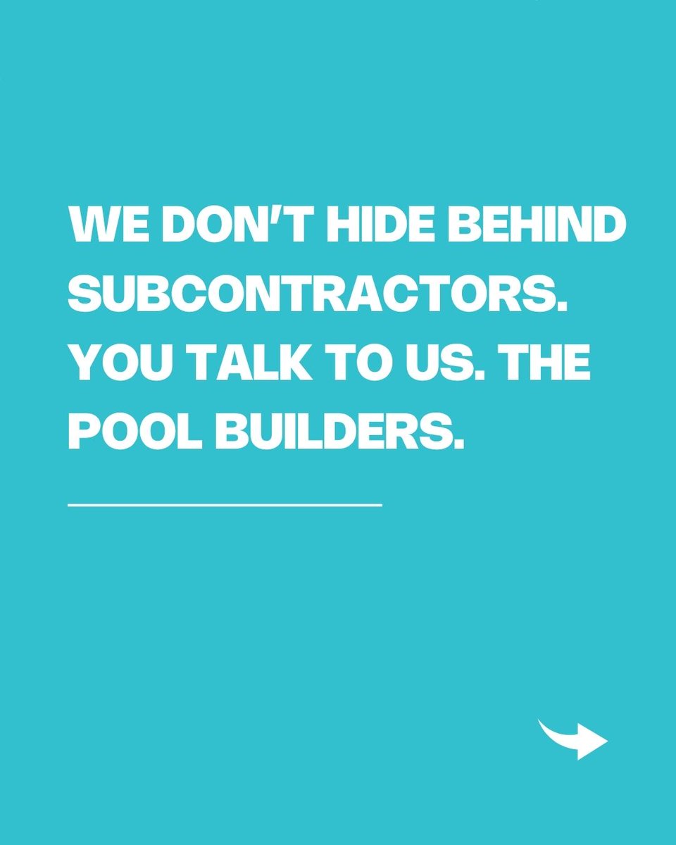 hbpools's tweet image. No middlemen, no finger pointing. When you work with HB Pools, you talk to the people on the ground — the ones digging, pouring, and installing your pool. That means clear communication and accountability.

#HBPools #DirectCommunication #PoolBuilders #Accountability