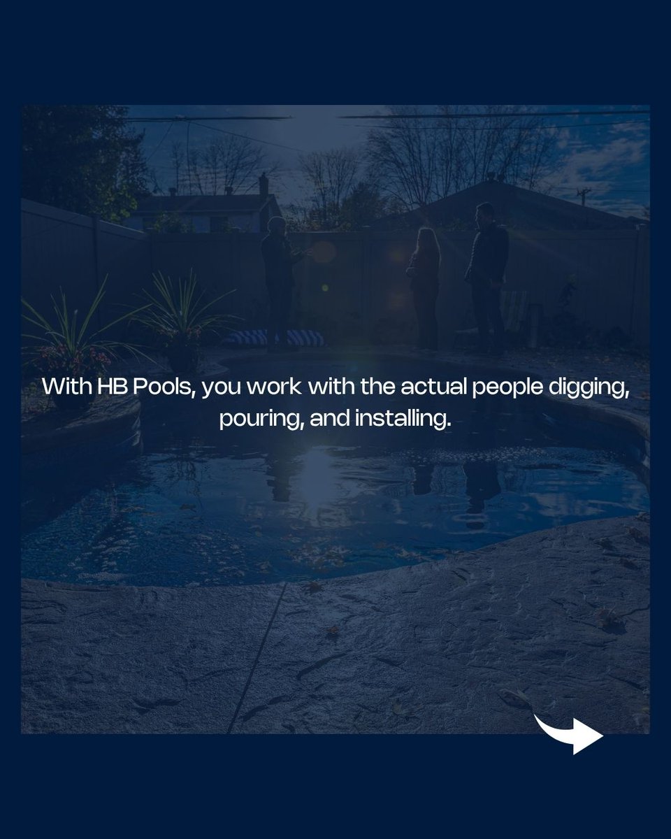 hbpools's tweet image. No middlemen, no finger pointing. When you work with HB Pools, you talk to the people on the ground — the ones digging, pouring, and installing your pool. That means clear communication and accountability.

#HBPools #DirectCommunication #PoolBuilders #Accountability