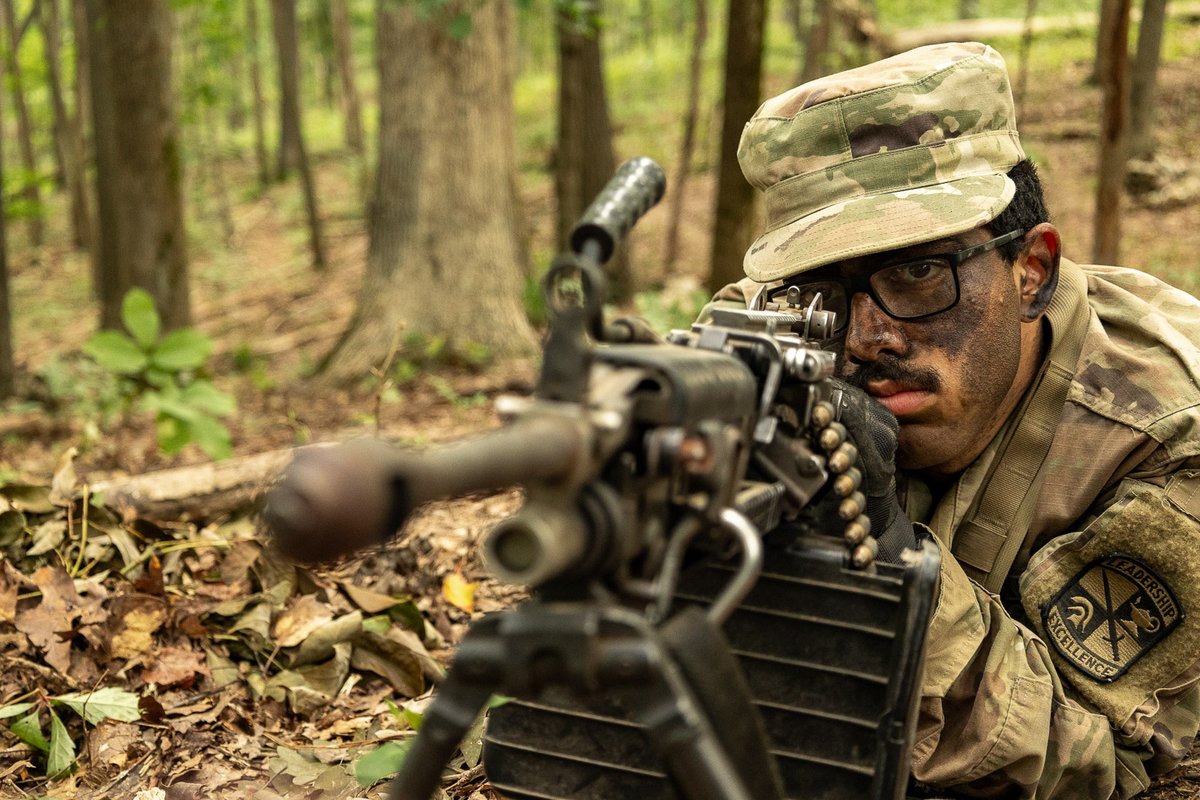 ArmyROTC's tweet image. 9th Regiment #AdvancedCamp brings the noise during FTX Grizzly!
📸: MacKenzie Rogers, Murray State University, CST Public Affairs Office
Check out the link in our bio for more #CadetSummerTraining content🔗