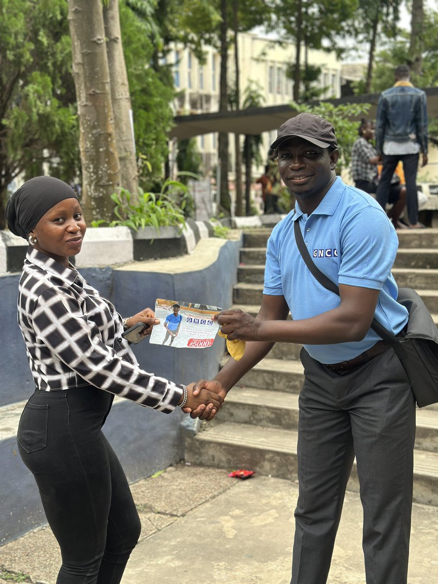 OnadokunA's tweet image. Dressed as @layiwasabi for my costume day🤣

Info ni eyan fi n fo - so register with G.N.C.C to become financially free!!🤣

#fyb #fyw #finalyearweek