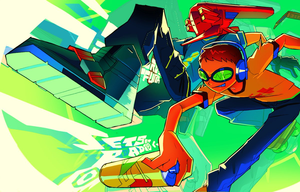 #JetSetRadioFuture #BombRushCyberfunk