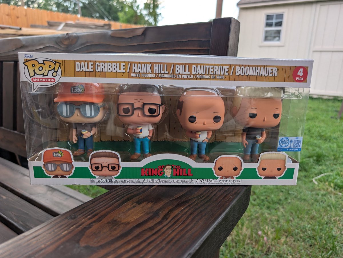 Was gifted the #kingofthehill Funko set, yep!