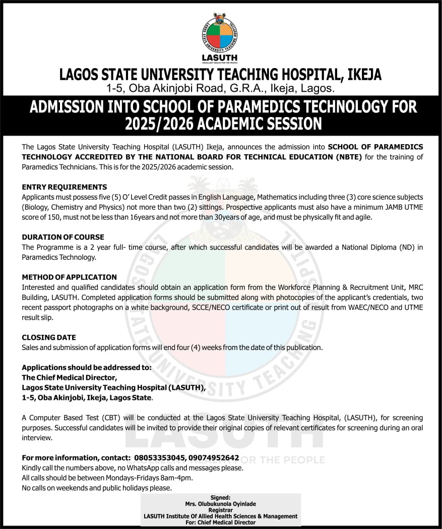 LASUTH (@lasuthikeja) on Twitter photo 