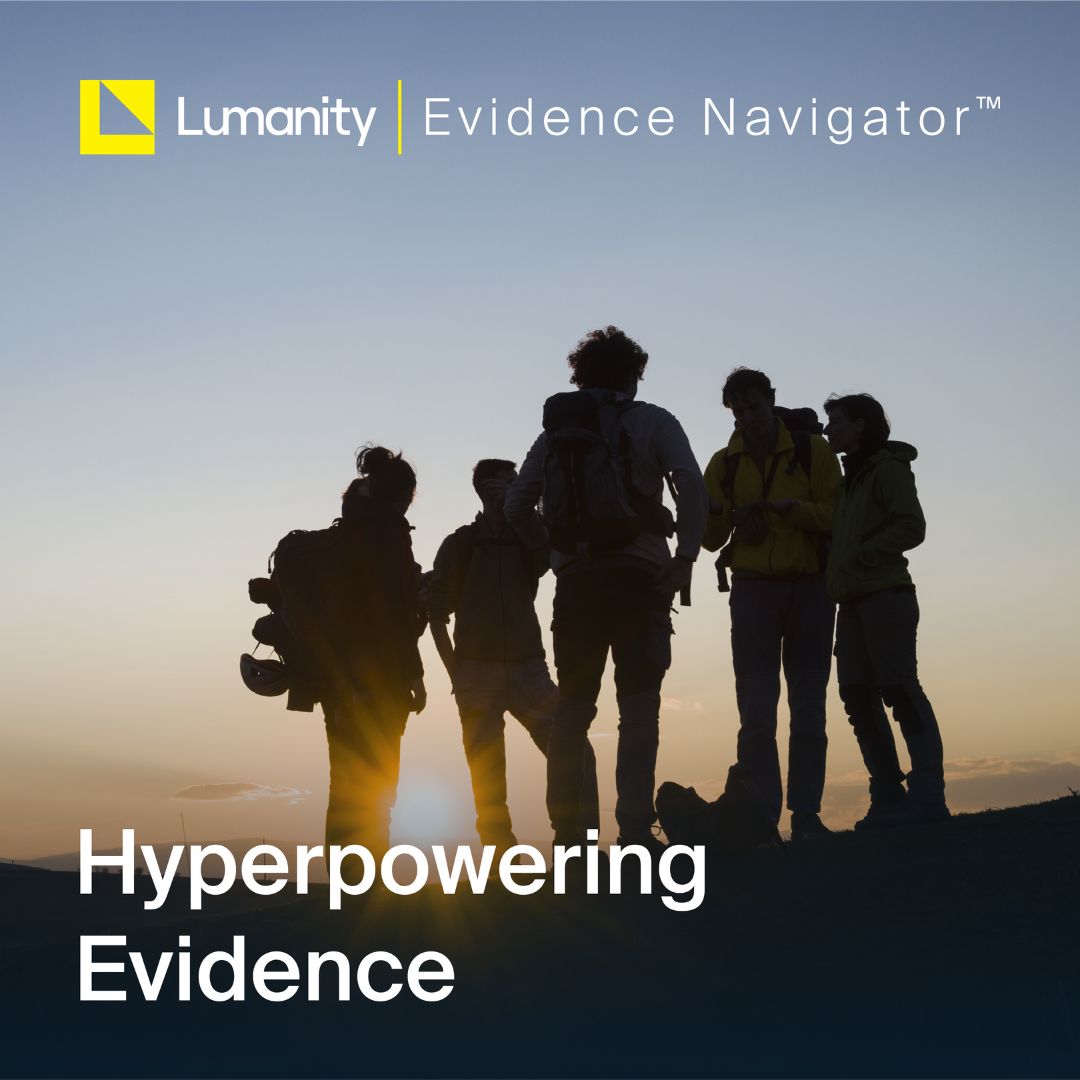 lumanity's tweet photo. Lumanity's #EvidenceNavigator™ is our comprehensive approach to Integrated Evidence Generation Planning (#IEGP), ensuring robust support for your asset’s #valuestory.
Read our latest paper at https://t.co/8N6O42k098
#EvidencePlanning #EvidenceGeneration #MarketJourney https://t.co/Qgosoxbadc