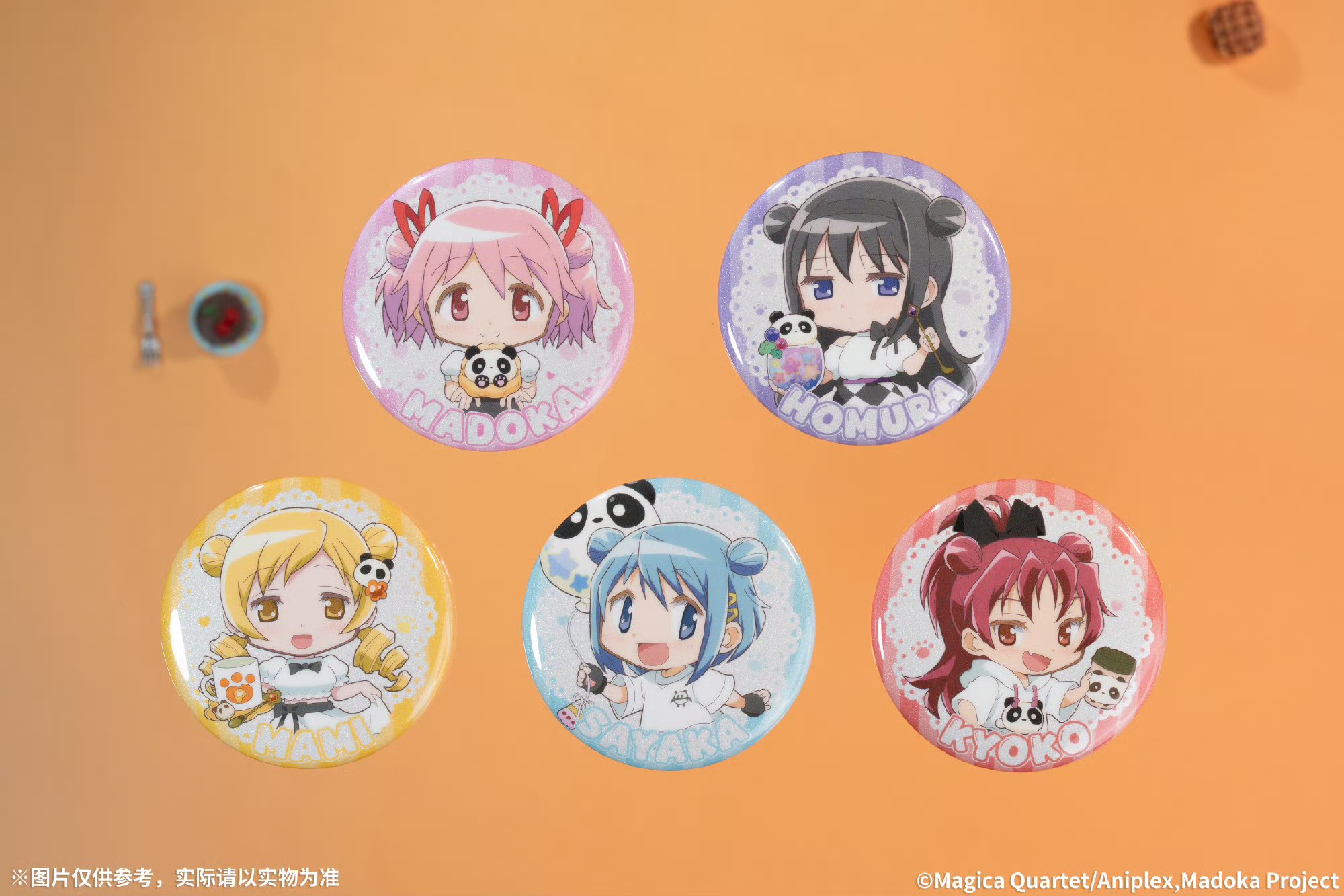 まどマギ　缶バッジ　ガーリーファッション　全種セット×4　20点　ドンキ限定 まどマギ 魔法少女まどか☆マギカ 巴マミ ドンキ 缶バッジ