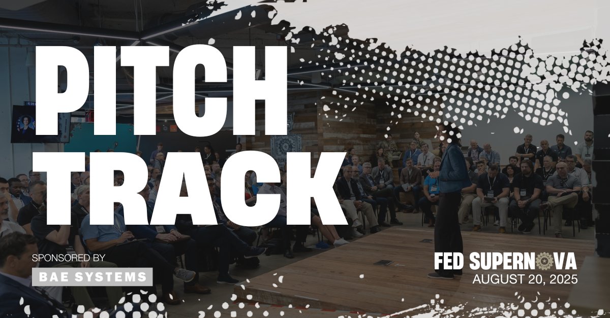 CFDefense ⚙️ (@cfdefense) on Twitter photo Big ideas. No filters.
The Pitch Track, sponsored by <a href="/BAESystemsInc/">BAE Systems, Inc.</a>, during #FedSupernova, puts dual-use startups on stage 🎤 to pitch in front of government, investors, and tech leaders.
From sketchpad to scale—this is where breakout tech begins.
🎟️ hubs.ly/Q03BNH3y0 Big ideas. No filters.
The Pitch Track, sponsored by <a href="/BAESystemsInc/">BAE Systems, Inc.</a>, during #FedSupernova, puts dual-use startups on stage 🎤 to pitch in front of government, investors, and tech leaders.
From sketchpad to scale—this is where breakout tech begins.
🎟️ hubs.ly/Q03BNH3y0