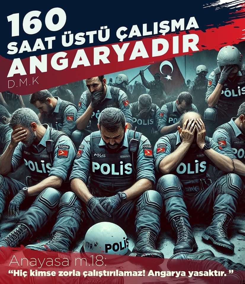Polislerin maaşları artık kabul edilebilir bir seviyeye yükseltilmelidir.
- Gece çalışan
- Hayati riski olan
- Ayda 240-260 saat çalışan
bir memur ile,

Daha az ve konforlu ortamda çalışan,
Gece evinde mışıl mışıl uyuyan sivil memura aynı maaş verilmemelidir.

 #PolisTükendi