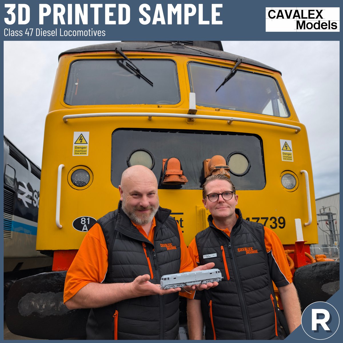 😁 At the Greatest Gathering Cavalex Models gave us a closer look at this initial 3D printed sample for their all-new Class 47 in OO Gauge and we're pleased to share the pictures with you here! Find out more &amp; Pre-order yours: tinyurl.com/4mnnbtaw