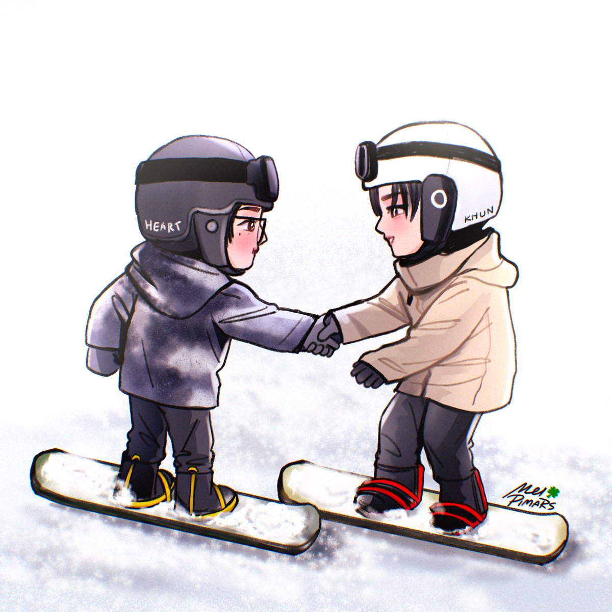 เริ่มดูแลบัดดี้แล้วหรอ ⛷️🏂

#HEARTchuthiwat
#KHUNPOL 
#BUSSINGJAPANEP1 
#meipimarsFA