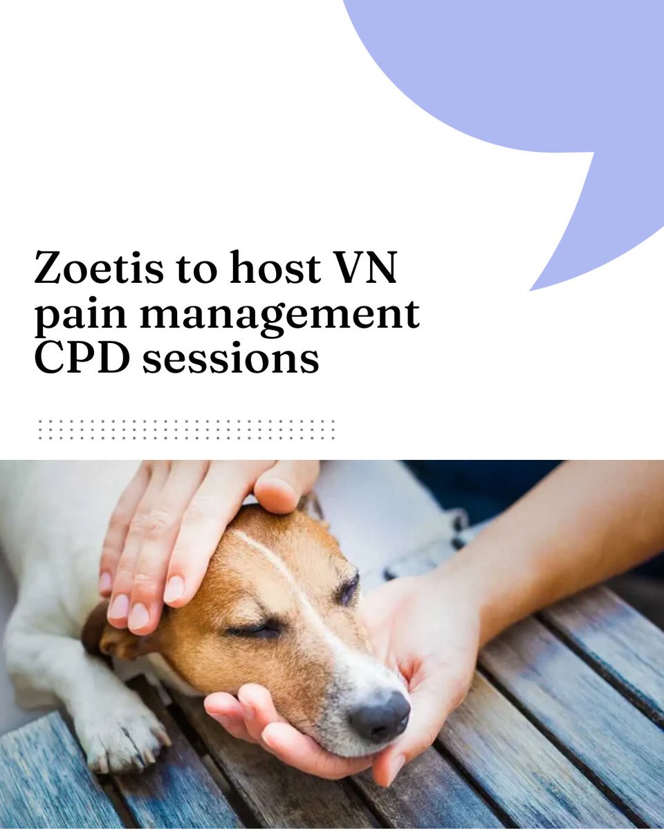 Zoetis to host VN pain management CPD sessions

 vettimes.com/news/vet-nursi…