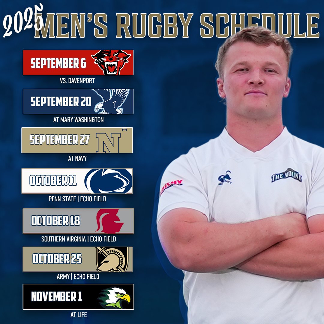 Your men's rugby schedule is here ❗❗❗

#GoMount