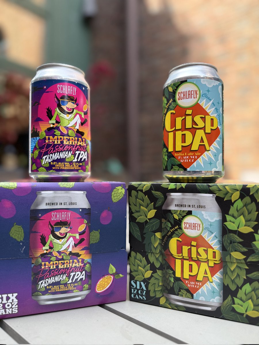 #NationalIPADay today. We suggest celebrating with one of our two special summer ☀️ releases while they are still available!
🍺
#ImperialPassionfruitTasmanianIPA #CrispIPA #SchlaflyBeer #Schlafly #IPAday #CraftBeer #MoCraftBeer #Brewery #Beer