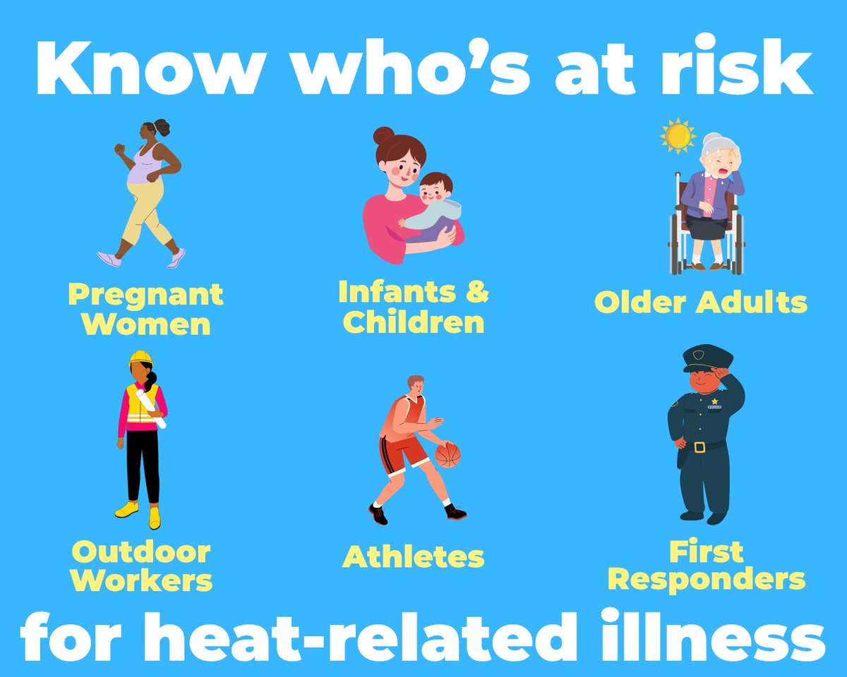 Tahlequah_EM's tweet image. Summer heat can be a big deal. Make sure you are prepared for the upcoming hot temperatures. #okwx