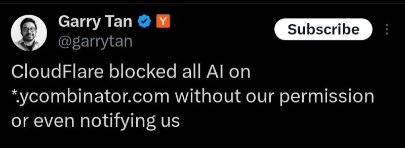 lurensssss's tweet image. @Cloudflare  is like a boomer who pretends to be cool with Gen Z (cringe as fuck 🥶)

Use @scrapegraphai if you want to scrape alle the data from @ycombinator 

Link here: scrapegraphai.com