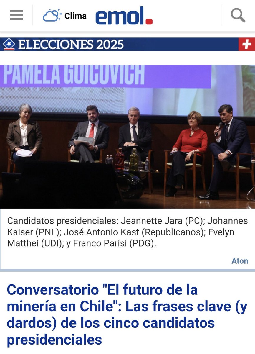 Cristián Labbé M. (@clabbem) on Twitter photo En conversatorio presidencial en la UC, <a href="/Jou_Kaiser/">Johannes Kaiser. Diputado por el distrito 10</a> volvió a incomodar al establishment: denunció la captura ideológica del sistema y propuso desregular para crecer. Chile necesita todas las visiones sobre la mesa para elegir bien. No más debates entre los de siempre. #Kaiser2025 En conversatorio presidencial en la UC, <a href="/Jou_Kaiser/">Johannes Kaiser. Diputado por el distrito 10</a> volvió a incomodar al establishment: denunció la captura ideológica del sistema y propuso desregular para crecer. Chile necesita todas las visiones sobre la mesa para elegir bien. No más debates entre los de siempre. #Kaiser2025