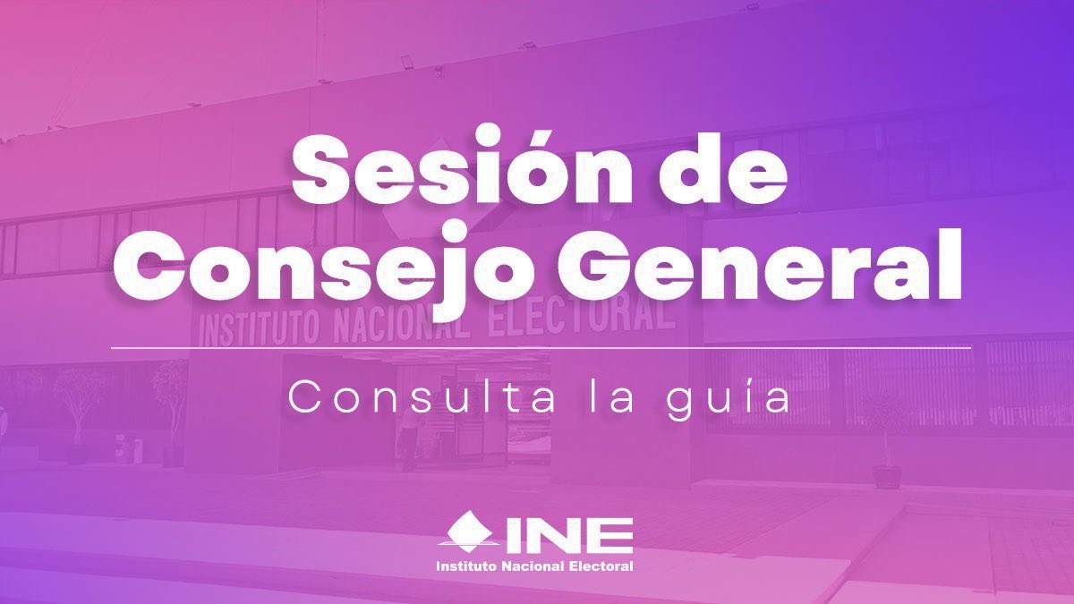 Guía de la Sesión Extraordinaria del Consejo General del INE, 7 de agosto de 2025 centralelectoral.ine.mx/2025/08/07/gui…