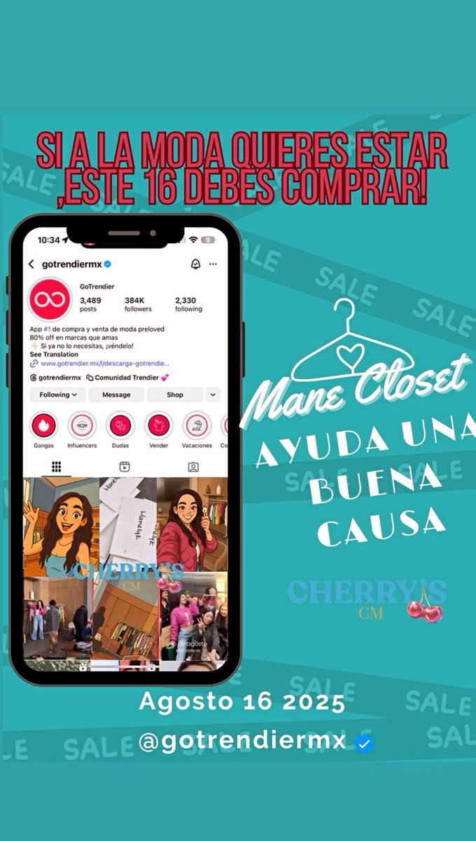 Caramelyk La Jerarquia 🐦🍬 (@cjerarquia) on Twitter photo Vamos!! Todos activos con la shika a seguir la pag y descargar la app ❤️
El 16 de agosto tenemos una cita con <a href="/manelyk_oficial/">Manelyk de Cruz 🎀</a> 💅😌
<a href="/GoTrendiermx/">GoTrendier</a>
#caramelyk #manelykbg #manelyk
instagram.com/gotrendiermx?i… Vamos!! Todos activos con la shika a seguir la pag y descargar la app ❤️
El 16 de agosto tenemos una cita con <a href="/manelyk_oficial/">Manelyk de Cruz 🎀</a> 💅😌
<a href="/GoTrendiermx/">GoTrendier</a>
#caramelyk #manelykbg #manelyk
instagram.com/gotrendiermx?i…