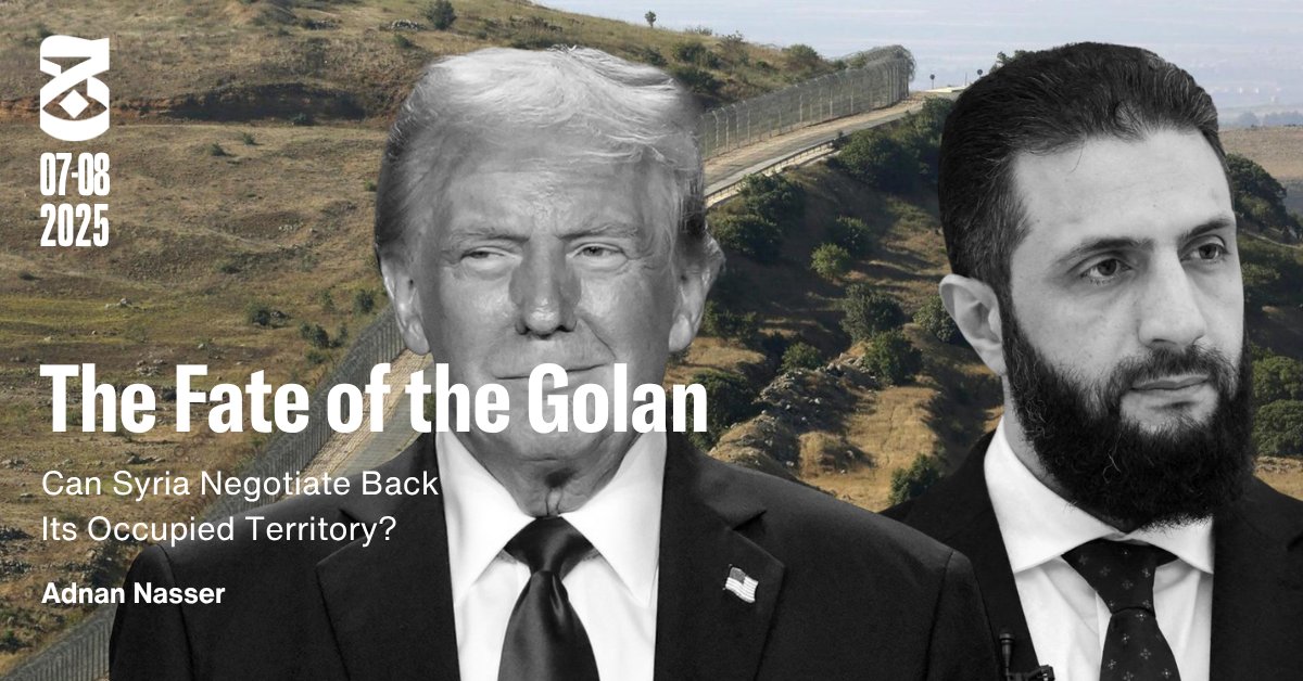 “Both Assads engaged in negotiations with Israel over the occupied land. Post-Assad Syria, however, exists in a vastly different geopolitical landscape – and is forced to negotiate from a far more fragile position.”

✍ Adnan Nasser

aljumhuriya.net/?p=59162

#Golan #Syria #Israel