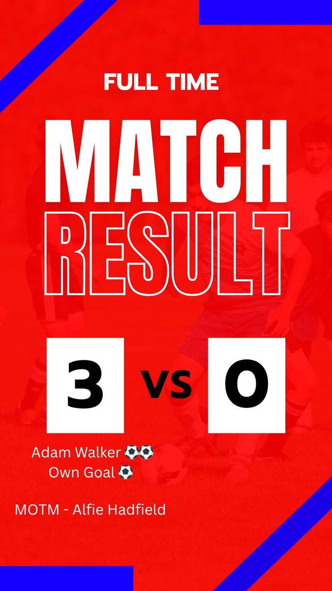 Reserves Team Match Result : 

Reserves Team 3-0 Hindsford Reserves 

Goals From : 

Adam Walker x2
OG 

MOTM - Alfie Hadfield