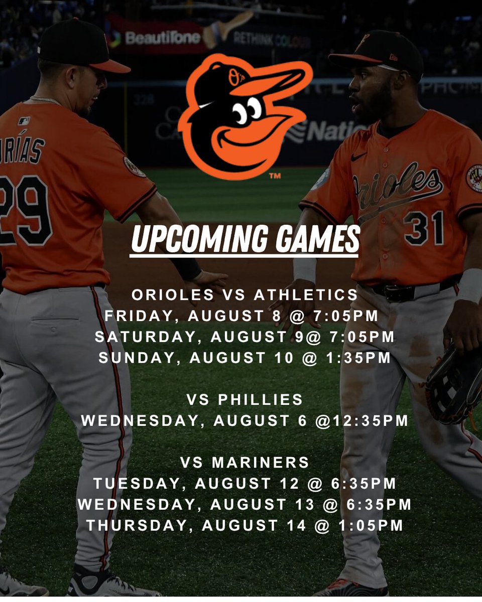 🍺 HAPPY IPA DAY!
⚾ WEEKEND BASEBALL: Orioles vs Athletics Friday 7:05pm!

Perfect way to end IPA Day with some Friday night baseball! Are you team Hazy, West Coast, or Fruited? And who's ready for O's baseball tomorrow?

#IPADay #Beer #Orioles #baseball #FridayBaseball...