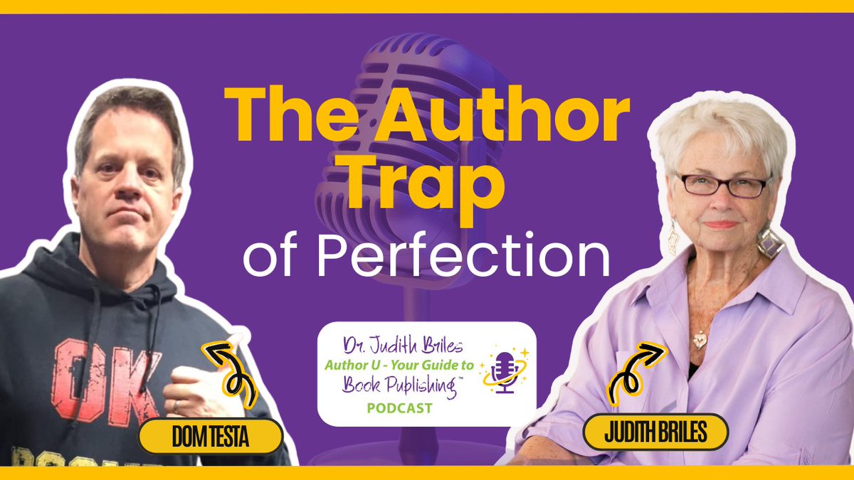 Judith Briles (@judithbriles) on Twitter photo Authors need to avoid the Author Trap of Perfectionism. New #Podcast via <a href="/JudithBriles/">Judith Briles</a> @MyBookShepherd @DomTesta
bit.ly/BookPublishing…
youtu.be/h683OcEUPHY
#publishing #selfpub #instaauthors #authorsuccess #amwriting #YouTube #authors Authors need to avoid the Author Trap of Perfectionism. New #Podcast via <a href="/JudithBriles/">Judith Briles</a> @MyBookShepherd @DomTesta
bit.ly/BookPublishing…
youtu.be/h683OcEUPHY
#publishing #selfpub #instaauthors #authorsuccess #amwriting #YouTube #authors