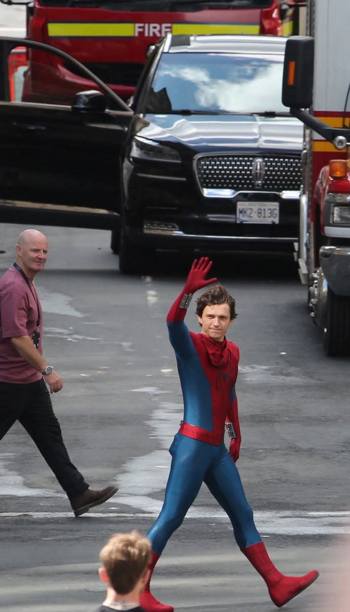 Another image from the set of #SpiderManBrandNewDay. The image is from this week.