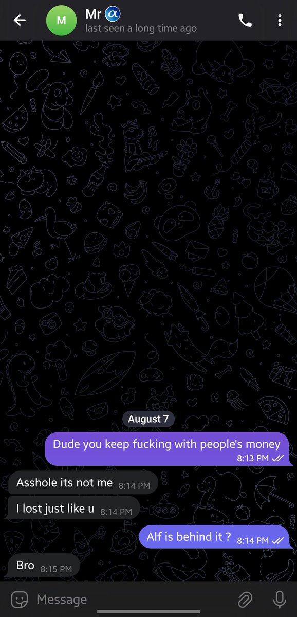 Yeap they did 🤣🤣 
And the DEV who is deving for 5 years wrote BRO 🤣🤣
And he has a company 🤣🤣