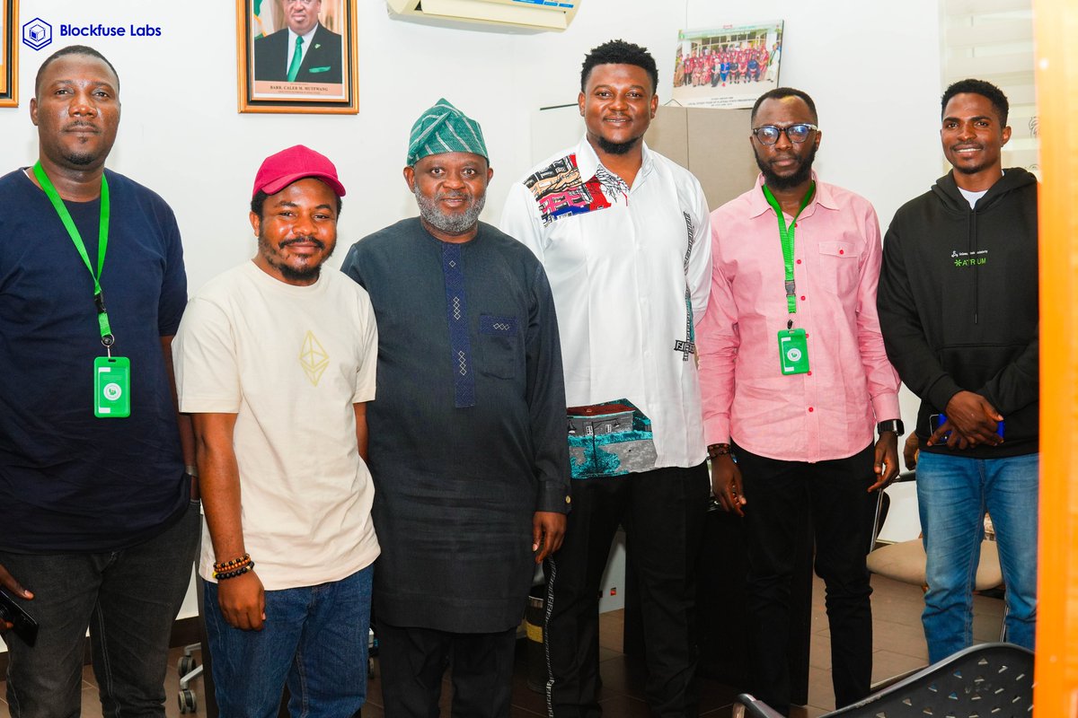 ScarFace of Blockfuse Labs (@scarfacedoteth) on Twitter photo From the Governor of Plateau State to the DG of PICTDA, the State is rising with Blockfuse Labs.
Today, the <a href="/blockfuselabs/">Blockfuse Labs</a> team had the honour of visiting Mr. Datong Dominic Gwaman, the Director General of Plateau State Information and Communication Technology Development From the Governor of Plateau State to the DG of PICTDA, the State is rising with Blockfuse Labs.
Today, the <a href="/blockfuselabs/">Blockfuse Labs</a> team had the honour of visiting Mr. Datong Dominic Gwaman, the Director General of Plateau State Information and Communication Technology Development