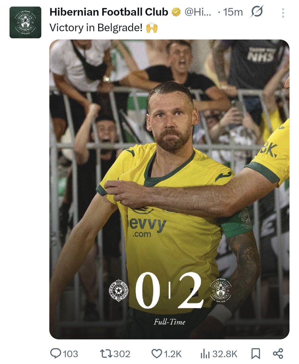 Hibsed it 🤫😴💚🤍

#whataresult #sunshineonbelgrade

<a href="/HibernianFC/">Hibernian Football Club</a> <a href="/HibsCentral/">Hibs Central</a> <a href="/HibsObserver_/">The Hibs Observer</a> <a href="/Follow_Hibees/">🇳🇬MadHibee🇳🇬</a> <a href="/HibernianRetro/">Hibernian Retro</a> <a href="/HibernianWomen/">Hibernian Women</a> <a href="/hfcsupporters/">Hibernian Supporters (HSL)</a>