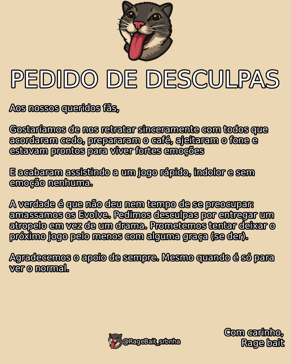 Perdão e boa noite #LPLOL