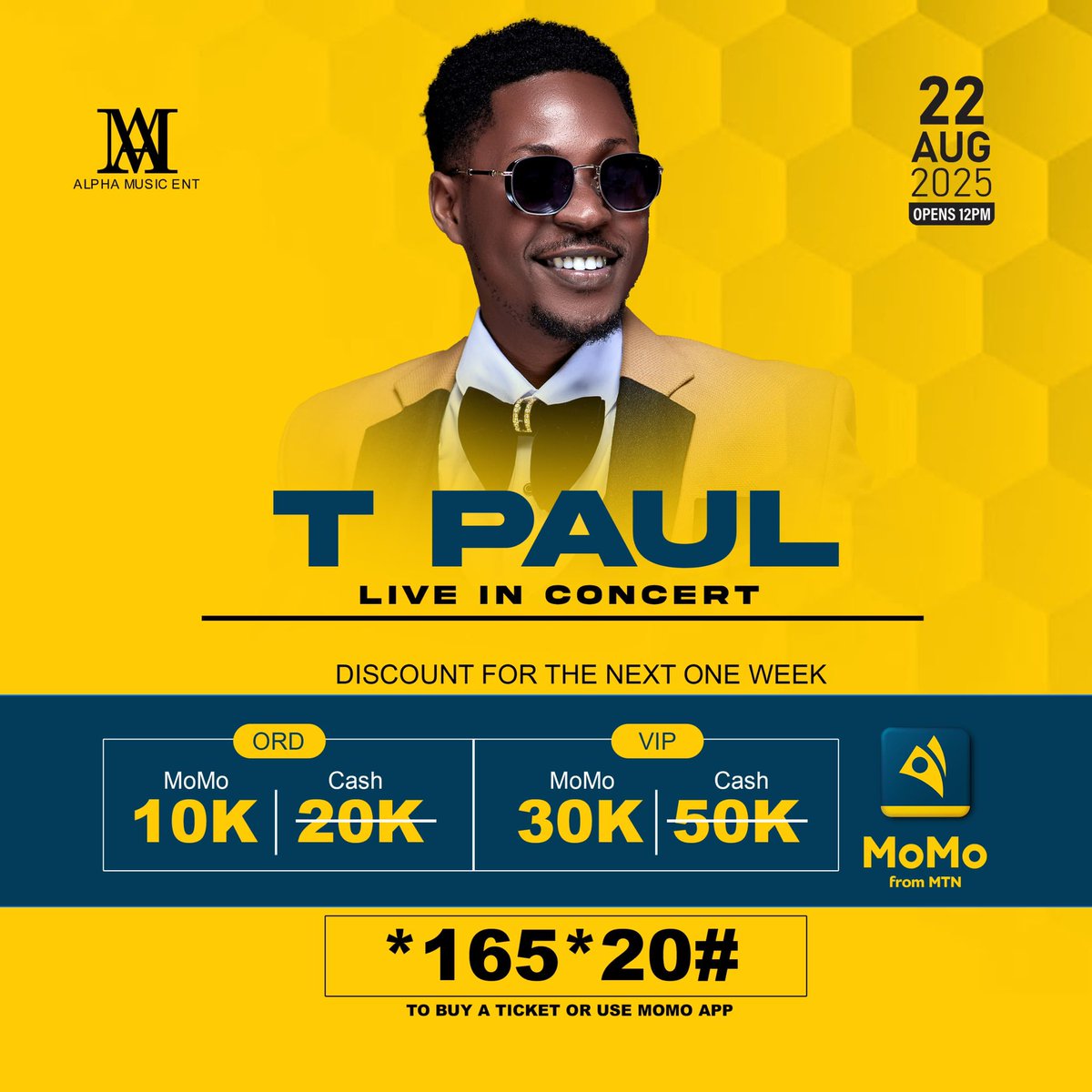 But have you secured your tickets yet 🤷‍♂️
Tap the link before the offer expires 
#tpaulliveinconcert 

momoticketing.com/event/tpaul-ka…