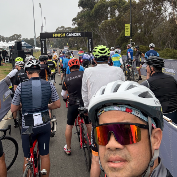 Kudos to our Council Communications Director, Chris Chan, who took the Cure Bound Cancer Challenge riding 58 miles to raise money for Cancer Research.