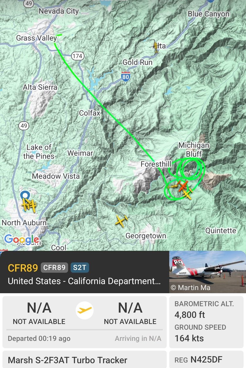 Elias_Funez's tweet photo. Grass Valley Air Tankers 88 and 89 working the #ScottFire in the Cal Fire AEU unit. #theunionnow #fireseason2025 @TheUnion https://t.co/oIZJG8PICS