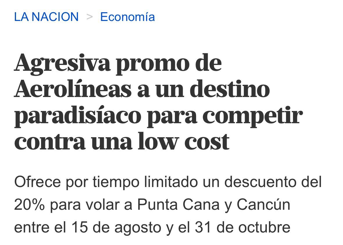 En medio de una de las peores temporadas de invierno de los últimos tiempos, la aerolínea de bandera fomenta el turismo en el exterior y por ende, la salida de dólares del país. Un desastre.