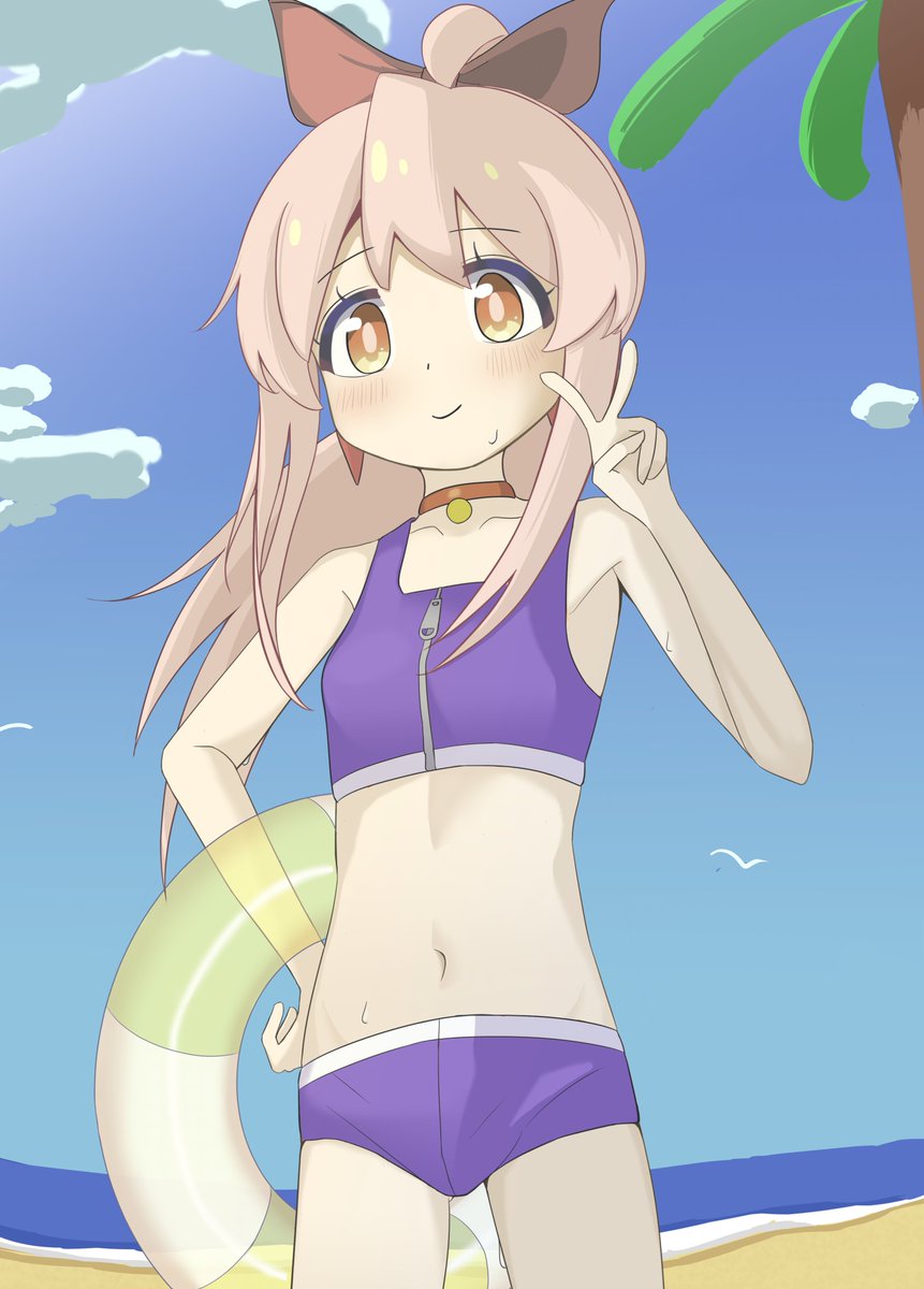 #おにまいお絵描き 
#おにまい 
水着まひろんを愛せ！