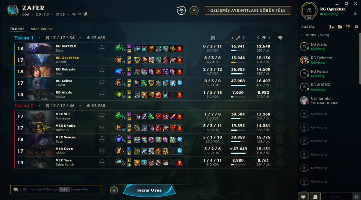 2-1 emeayı garantiledik los ratones u are next <a href="/CrownshotLoL/">Crownie</a> be aware ^^