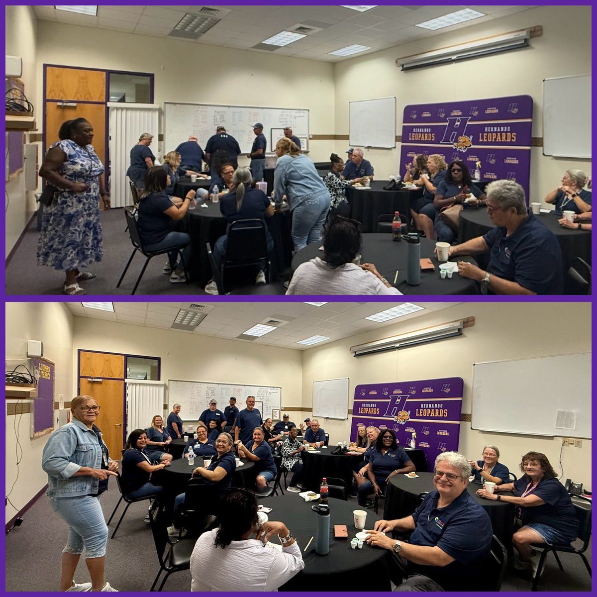 Leopard_Admin's tweet image. 🚍☕🍩 A Huge Thank You to Our Amazing Bus Drivers! 🍩☕🚍 Coffee &amp;amp; donuts with our amazing bus drivers this morning! Thank you for all you do to get our students to and from school safely. Here’s to a great school year ahead! #ThankYouBusDrivers #BackToSchool @HernandoSchools