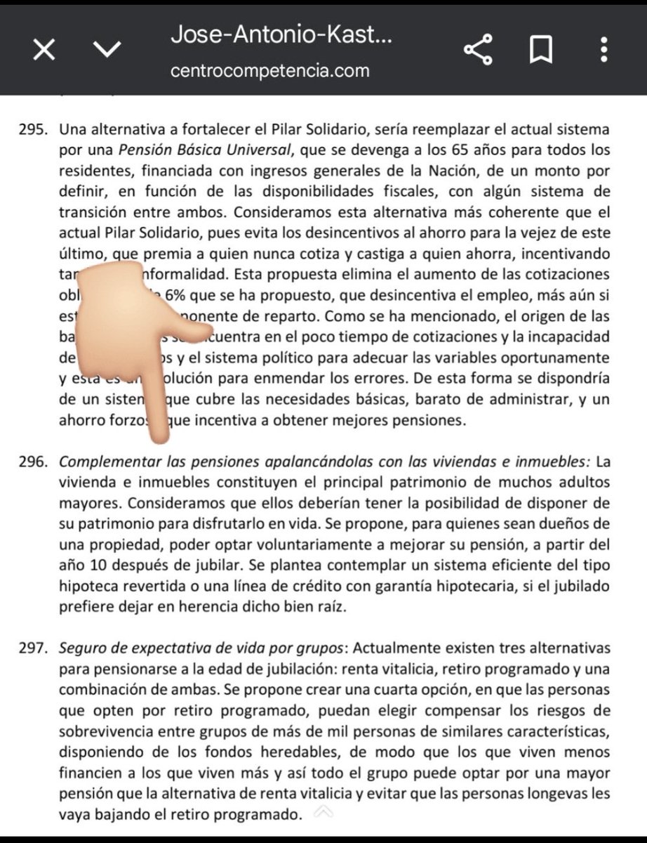 Janet 🙆♀️ 🇨🇱❤ (@janet90476632) on Twitter photo Sabían qué <a href="/joseantoniokast/">José Antonio Kast Rist 👍🇨🇱</a> en su programa de gobierno propone que tu abuelita hipoteque su vivienda para que ella adquiera una deuda con el banco que le prestará 💰 y con ello "mejorar su pensión" y luego el banco se quedará con su propiedad y tú mamá no tendrá herencia❓️🤭 Sabían qué <a href="/joseantoniokast/">José Antonio Kast Rist 👍🇨🇱</a> en su programa de gobierno propone que tu abuelita hipoteque su vivienda para que ella adquiera una deuda con el banco que le prestará 💰 y con ello "mejorar su pensión" y luego el banco se quedará con su propiedad y tú mamá no tendrá herencia❓️🤭