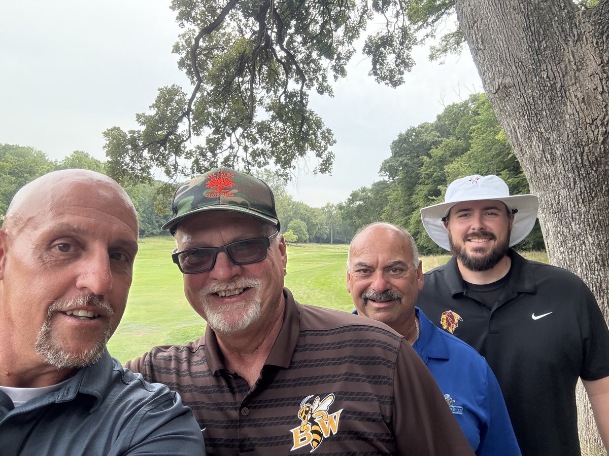 Had a great time playing golf today with these legends!  Some great memories from our time at EC!