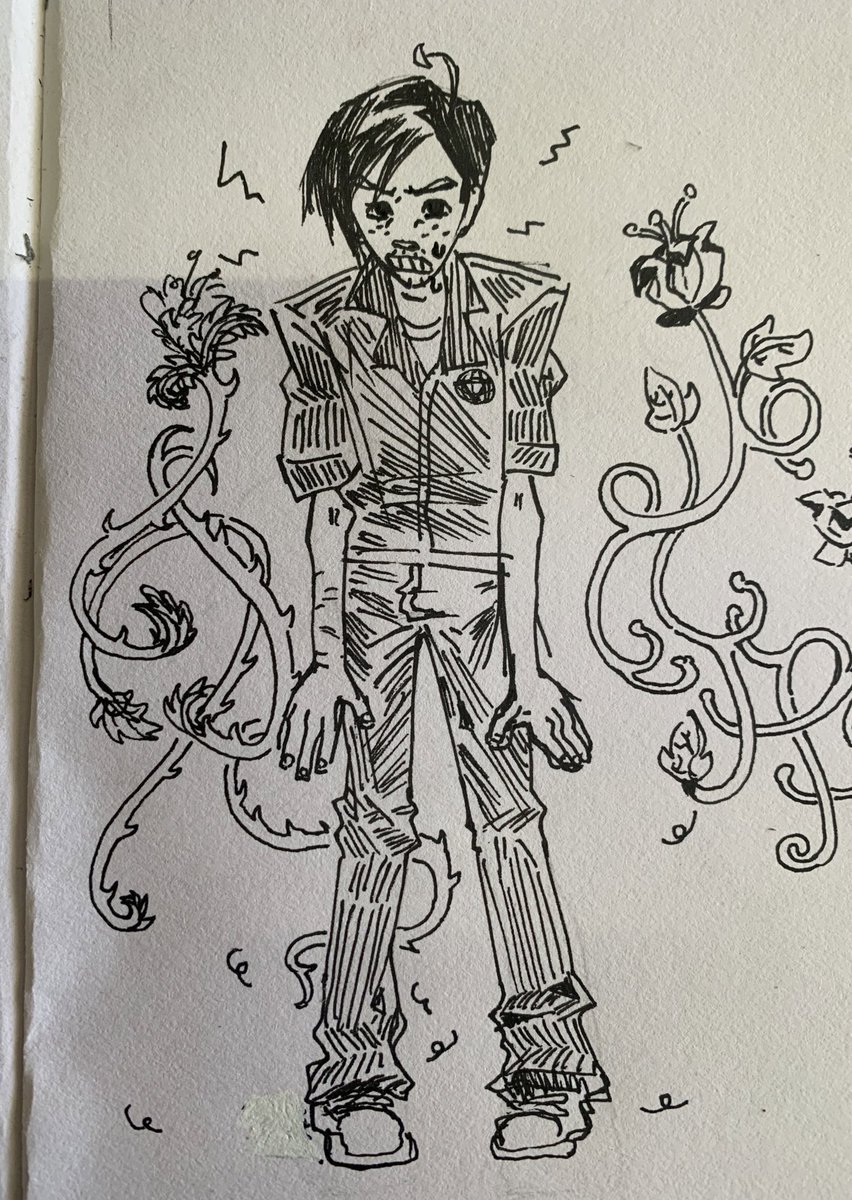 his emo ass....