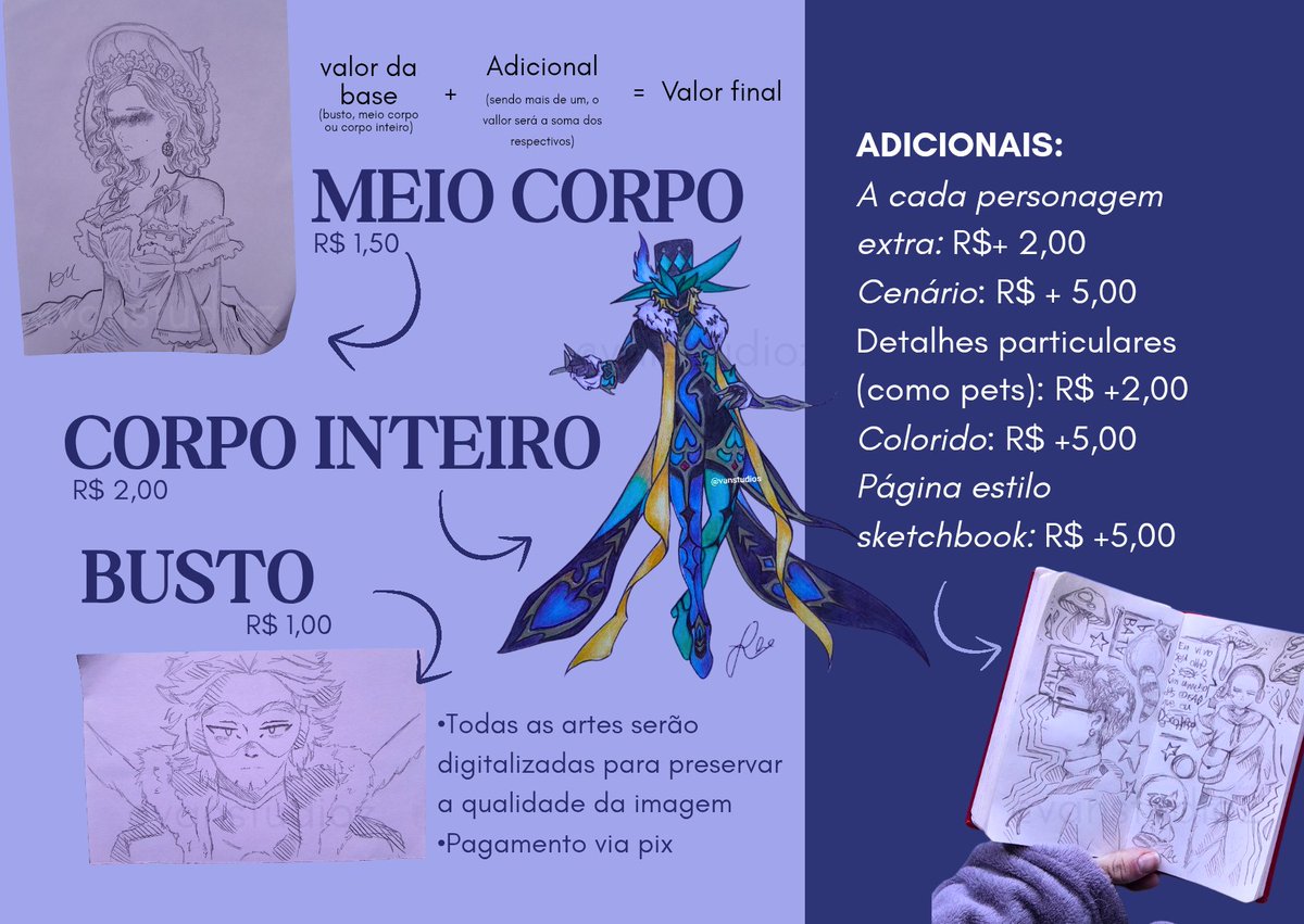 vanstudioz's tweet image. Bem-vind@!
Quer saber como funciona uma comissão comigo? confere aí!!

Qualquer dúvida pode me chamar na dm :3