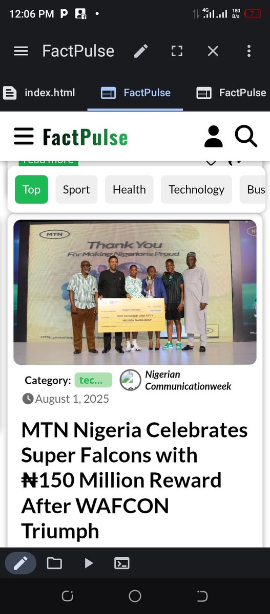 SamuelDevphp's tweet image. FACTPULSE is getting on the way