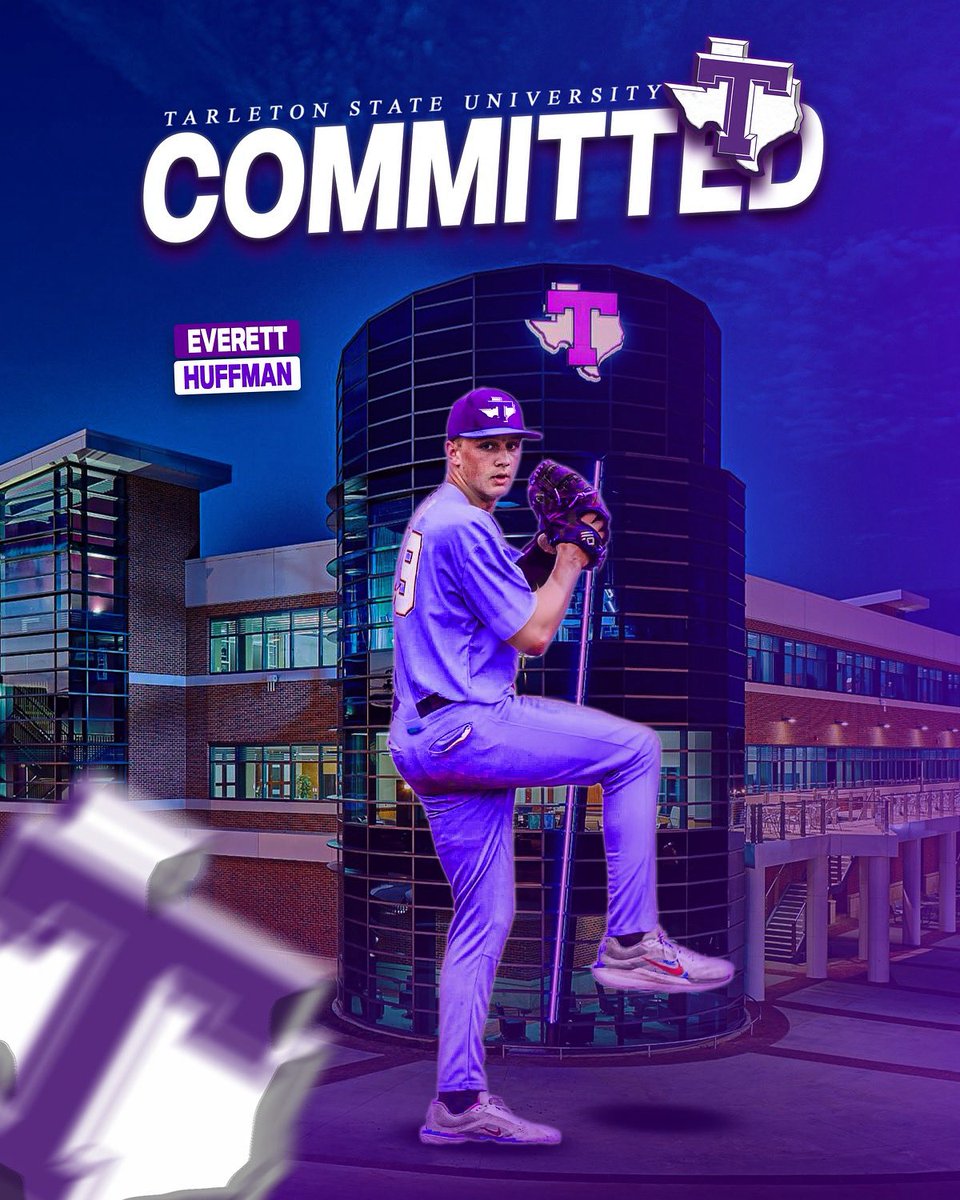 Everett Huffman (@ehuff_19) on Twitter photo l'm extremely excited to announce my commitment to Tarleton State University!!!
I want to thank God and my family, as well as my coaches and everyone else that has helped me achieve this dream.<a href="/PBFutures/">Premier Baseball Recruiting</a> <a href="/TarletonBase/">Tarleton State Baseball</a> <a href="/RD_Spiehs/">RD Spiehs</a> <a href="/MAGWESTdirtboys/">MAGNOLIA WEST BASEBALL</a> <a href="/kiminski3/">Coach K</a> <a href="/TarletonBase/">Tarleton State Baseball</a> l'm extremely excited to announce my commitment to Tarleton State University!!!
I want to thank God and my family, as well as my coaches and everyone else that has helped me achieve this dream.<a href="/PBFutures/">Premier Baseball Recruiting</a> <a href="/TarletonBase/">Tarleton State Baseball</a> <a href="/RD_Spiehs/">RD Spiehs</a> <a href="/MAGWESTdirtboys/">MAGNOLIA WEST BASEBALL</a> <a href="/kiminski3/">Coach K</a> <a href="/TarletonBase/">Tarleton State Baseball</a>
